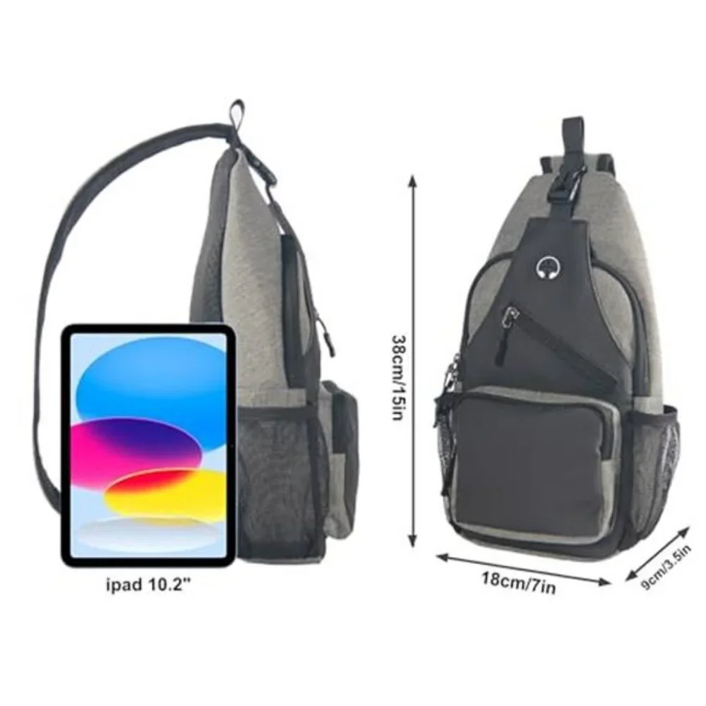 Sling Bag Crossbody Backpack Shoulder Chest Daypack Lightweight Travel